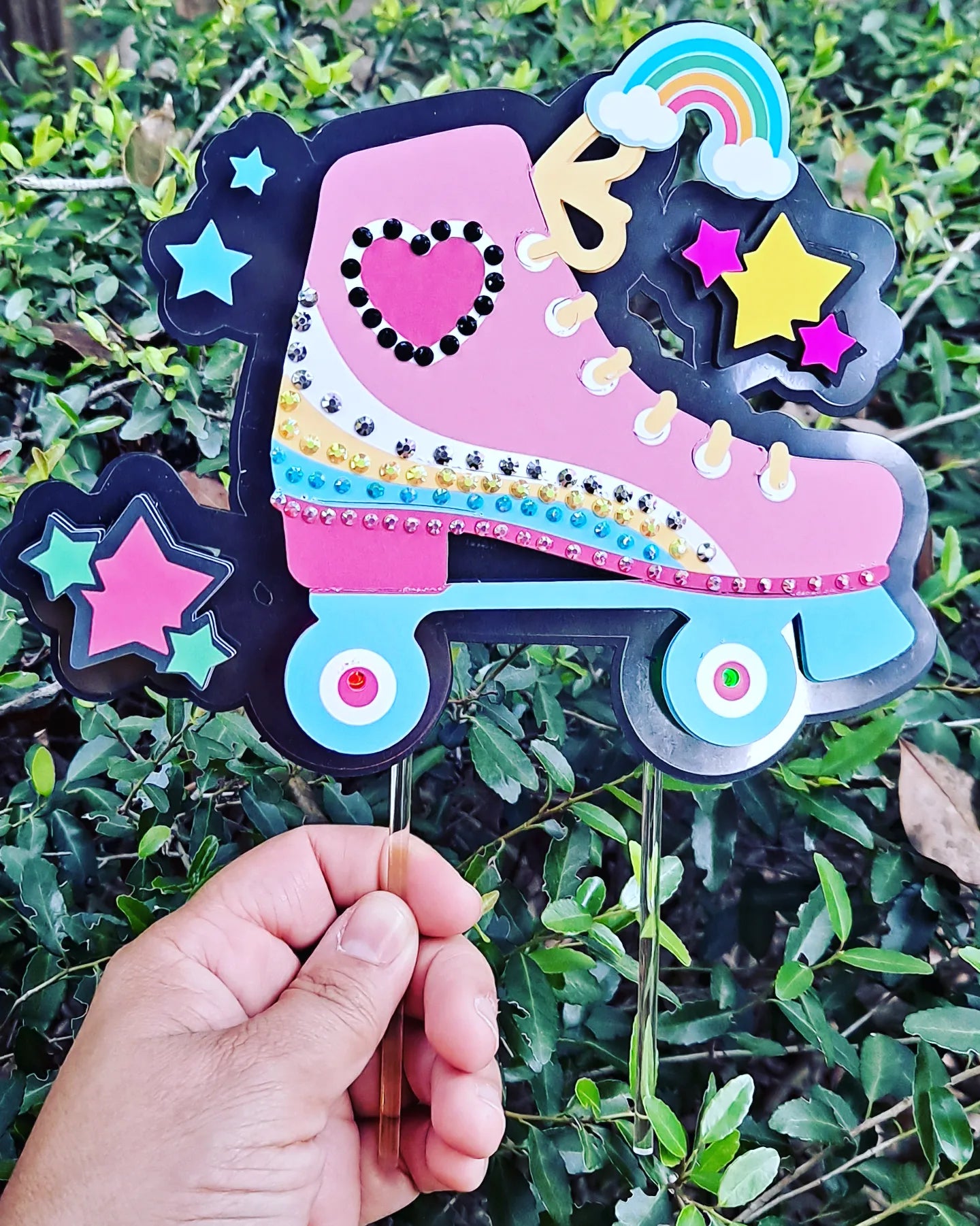 Roller Skate Cake Topper