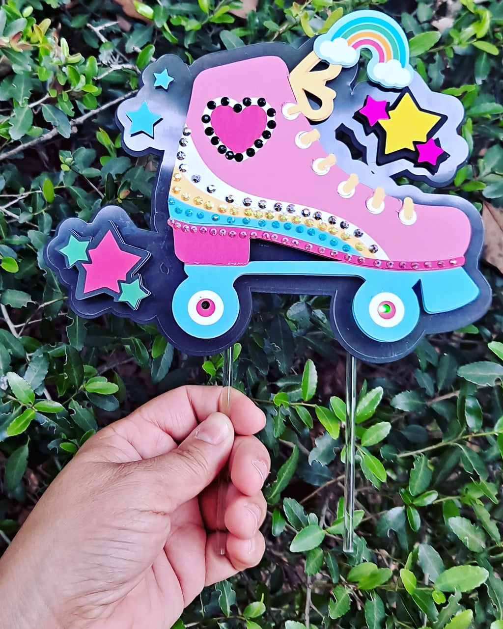 Roller Skate Cake Topper