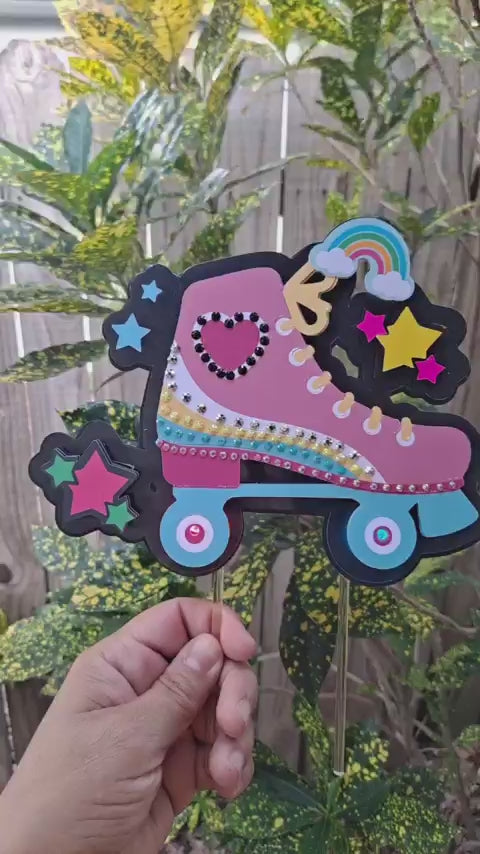Roller Skate Cake Topper