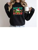 Merry Grinch Christmas, Merry Christmas, Grinch, Merry Grinchmas, Christmas Gift, Holiday Gift, Unisex Christmas sweatshirt, Christmas Sweater.